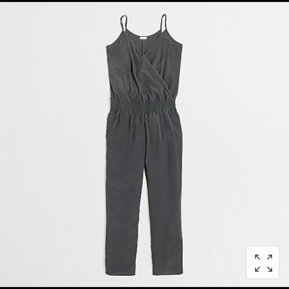 Wrap-front jumpsuit